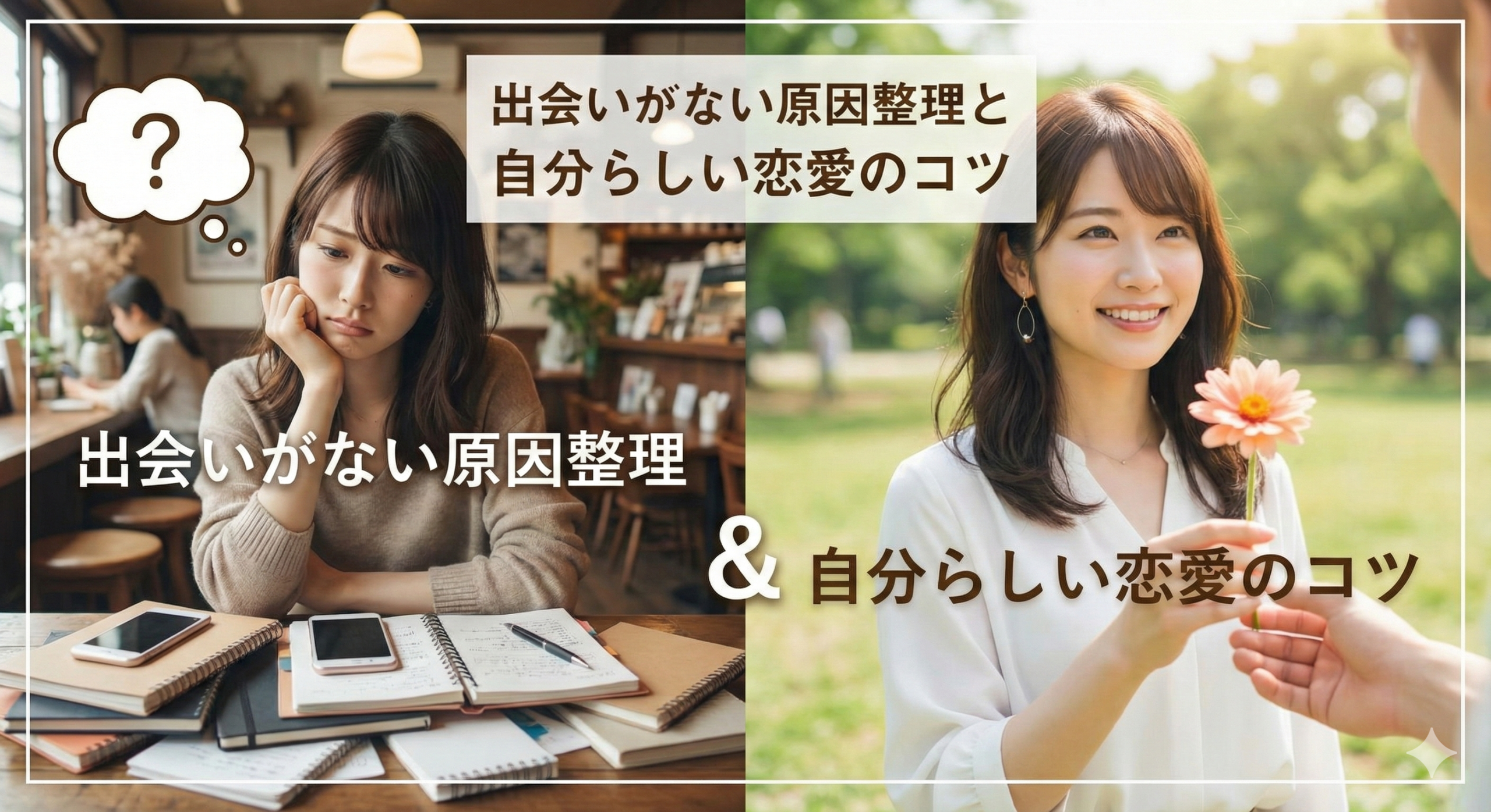 出会いがない原因を整理して、自分らしい恋愛を叶えるコツ