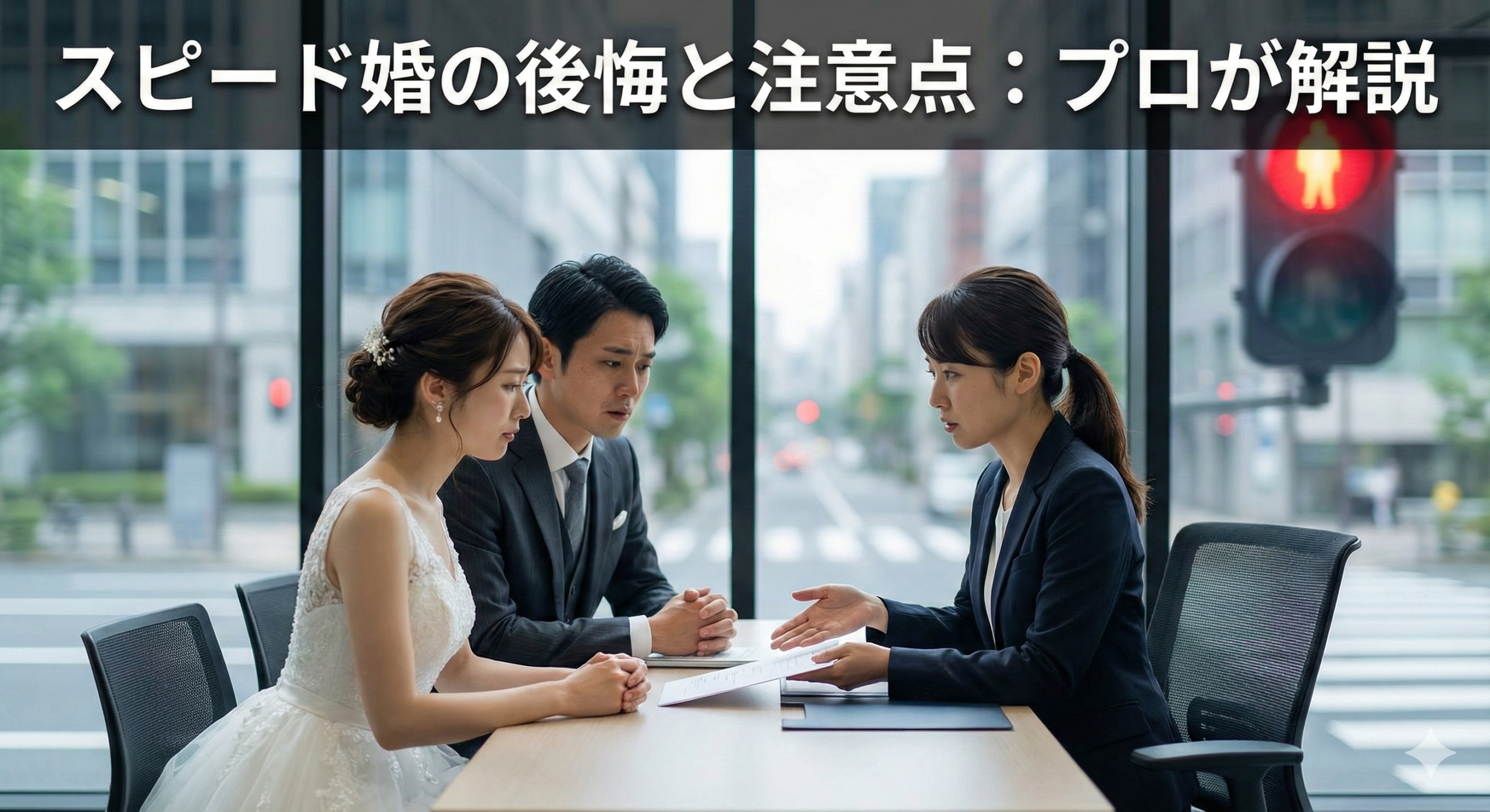 スピード婚 後悔 注意点をプロが解説する理由
